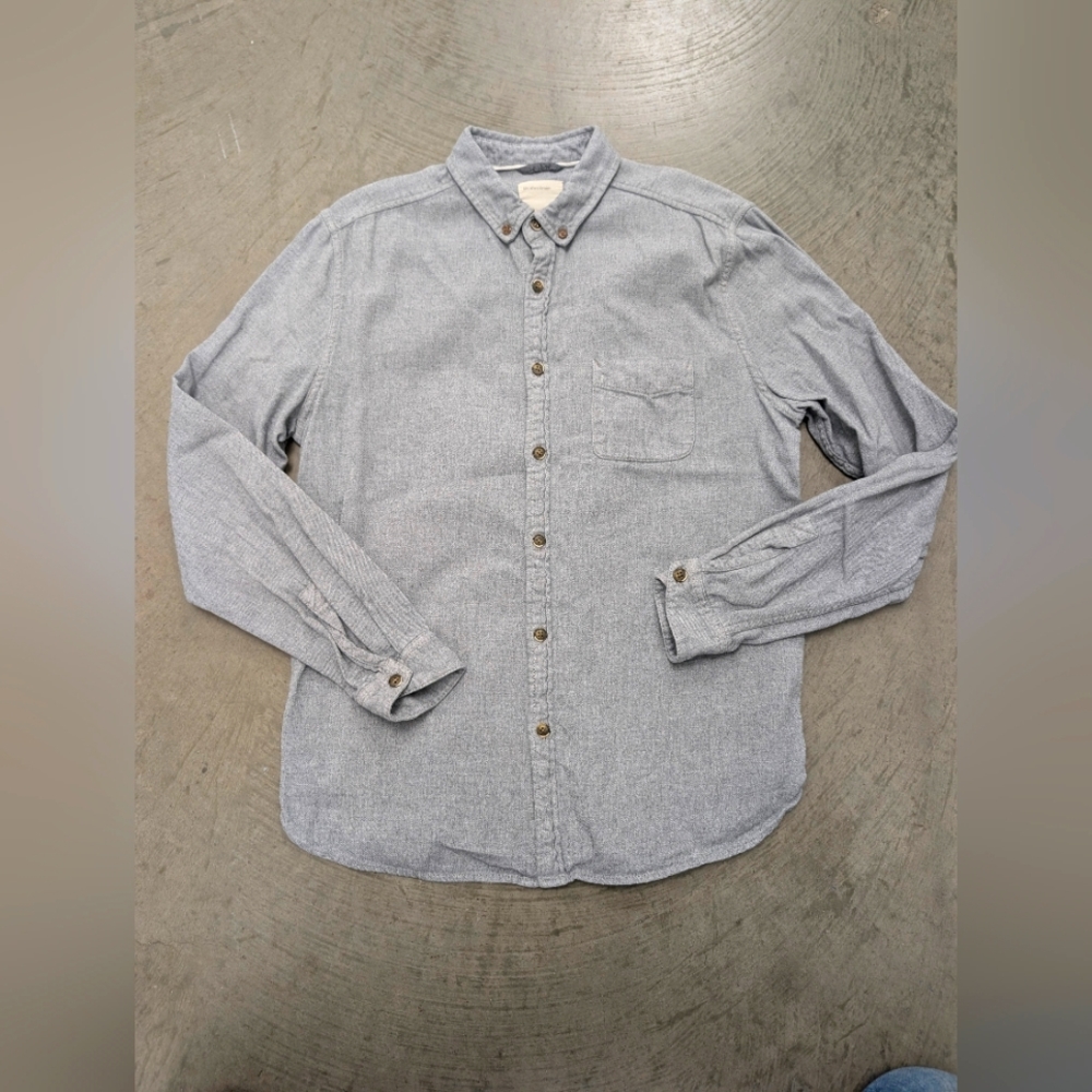 Life After Denim Men's Gray Shirt, Medium - Picture 2 of 7